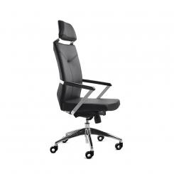 ROCADA Silla Símil Piel Dirección Rd-998 Negro Con Reposacabezas Rd-952