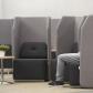 ROCADA Sofá Soft Seating Individual Negro/Gris 73X66X132Cm