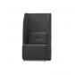 ROCADA Sofá Soft Seating Individual Negro/Negro 73X66X132Cm