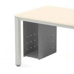 ROCADA Soporte CPU Para  Mesas Work/Executive/Total/Blanca Gris Aluminio