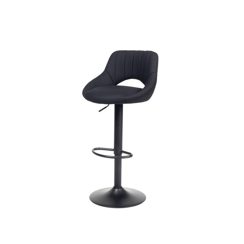 rocada-taburete-alto-rd-927-4-regulable-en-altura-con-asiento-y-respaldo-tapizado-negro