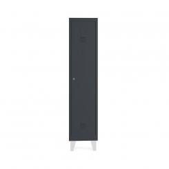 Rocada taquilla 300 1 modulo 1 puerta cuerpo negro RAL9005 + puerta negro RAL9005