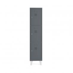 Rocada taquilla 300 1 modulo 3 puertas cuerpo antracita RAL7015 + puertas antracita RAL7015