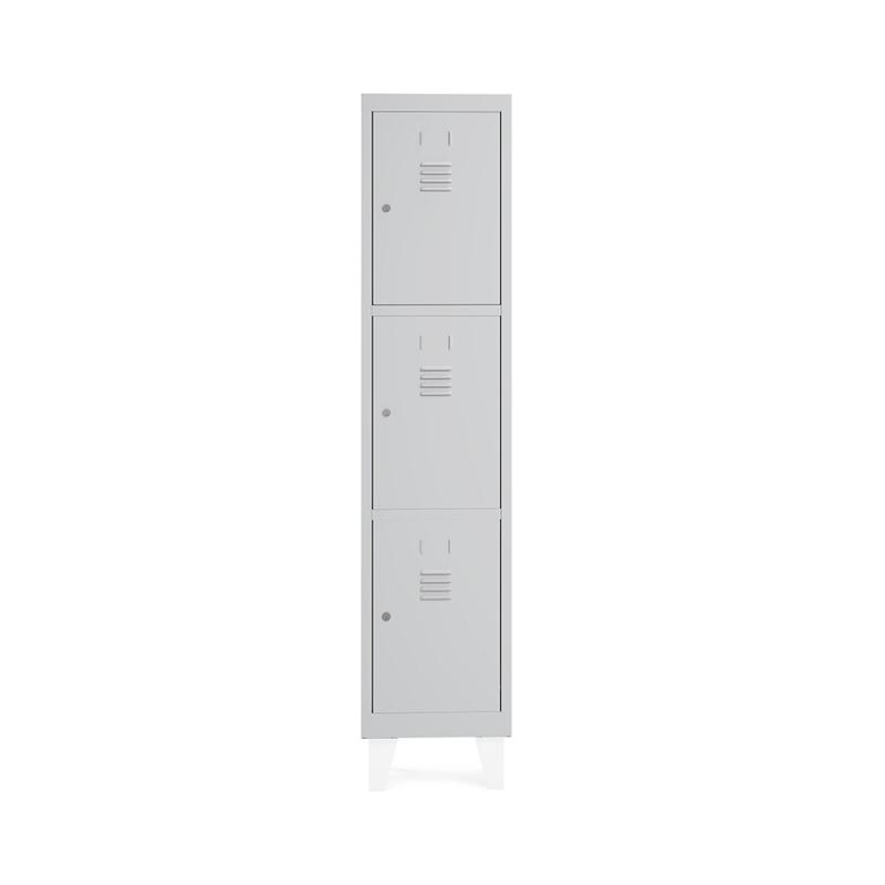 Rocada taquilla 300 1 modulo 3 puertas cuerpo blanco RAL9010 + puertas blanco RAL9010. DISPONIBLE EN DISTINTOS ACABADOS. CONSÚLTANOS TODAS LAS OPCIONES DISPONIBLES.