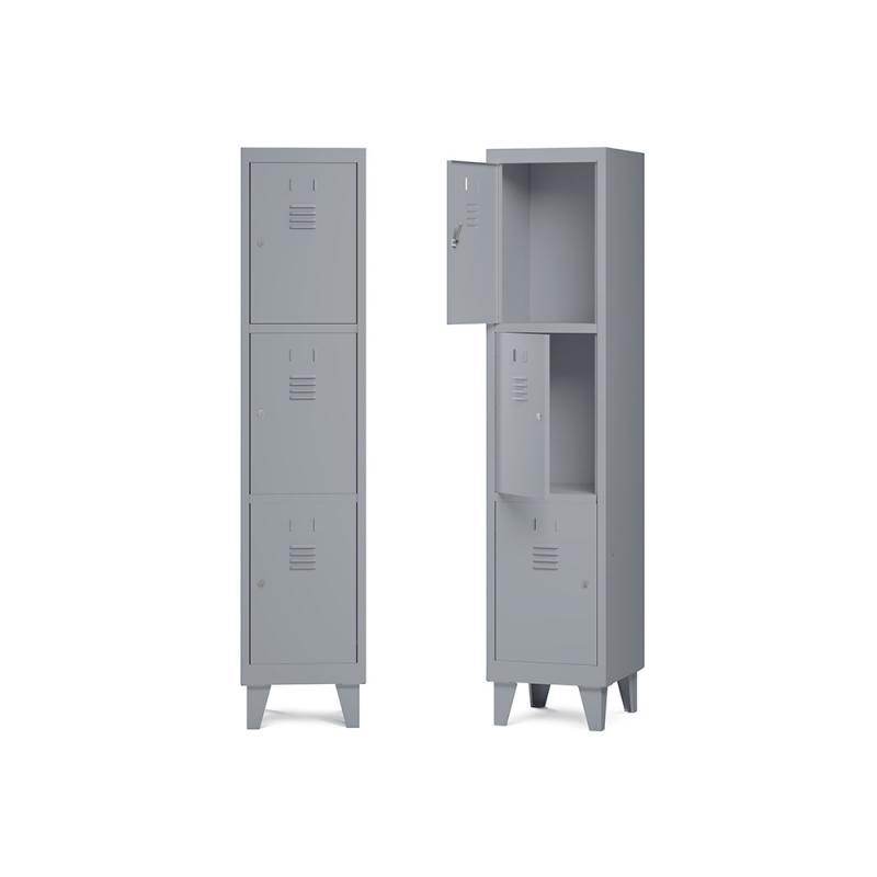 rocada-taquilla-300-1-modulo-3-puertas-cuerpo-gris-ral9006-puertas-gris-ral9006