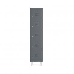 Rocada taquilla 300 1 modulo 5 puertas cuerpo antracita RAL7015 + puertas antracita RAL7015