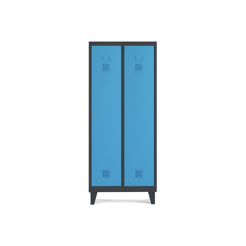 rocada-taquilla-300-2-modulos-1-puerta-cuerpo-negro-ral9005-puerta-azul-ral5009