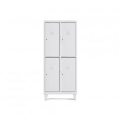 Rocada taquilla 300 2 módulos 2 puertas cuerpo blanco RAL9003 + puertas blanco RAL9003