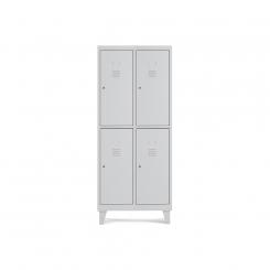 Rocada taquilla 300 2 módulos 2 puertas cuerpo blanco RAL9010 + puertas blanco RAL9010. DISPONIBLE EN DISTINTOS ACABADOS. CONSÚLTANOS TODAS LAS OPCIONES DISPONIBLES.