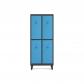 rocada-taquilla-300-2-modulos-2-puertas-cuerpo-negro-ral9005-puertas-azul-ral5009