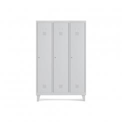 Rocada taquilla 300 3 módulos 1 puerta cuerpo blanco RAL9010 + puerta blanco RAL9010. DISPONIBLE EN DISTINTOS ACABADOS. CONSÚLTANOS TODAS LAS OPCIONES DISPONIBLES.