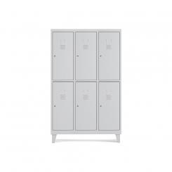 Rocada taquilla 300 3 módulos 2 puertas cuerpo blanco RAL9010 + puertas blanco RAL9010. DISPONIBLE EN DISTINTOS ACABADOS. CONSÚLTANOS TODAS LAS OPCIONES DISPONIBLES.