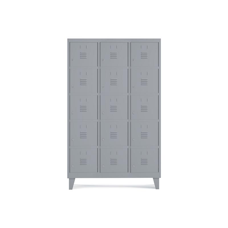 rocada-taquilla-300-3-modulos-5-puertas-cuerpo-gris-ral9006-puertas-gris-ral9006