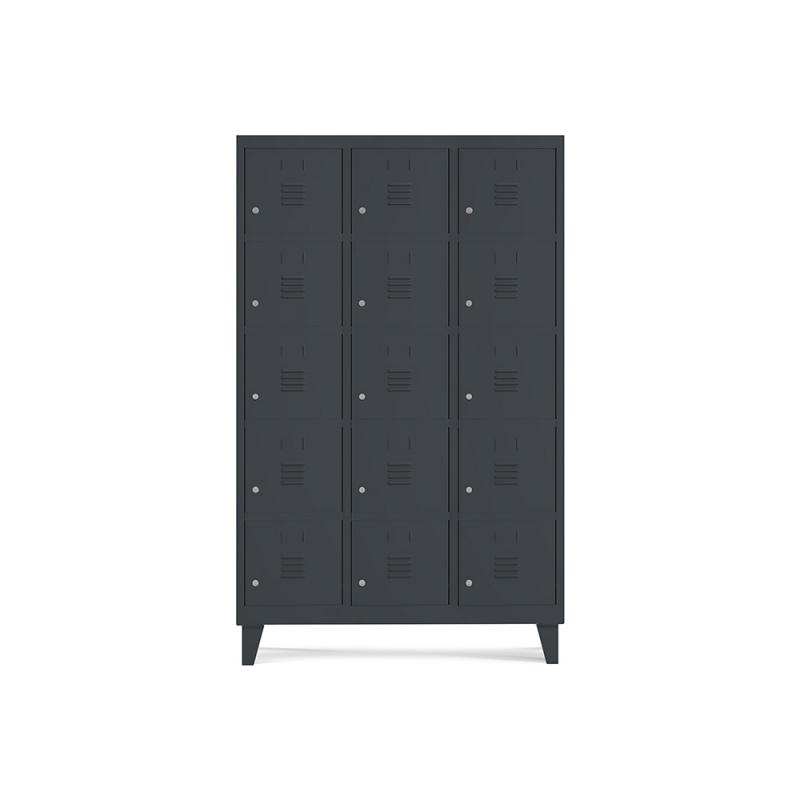 rocada-taquilla-300-3-modulos-5-puertas-cuerpo-negro-ral9005-puertas-negro-ral9005