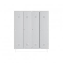 Rocada taquilla 300 4 módulos 1 puerta cuerpo blanco RAL9010 + puerta blanco RAL9010. DISPONIBLE EN DISTINTOS ACABADOS. CONSÚLTANOS TODAS LAS OPCIONES DISPONIBLES.