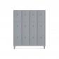 rocada-taquilla-300-4-modulos-3-puertas-cuerpo-gris-ral9006-puertas-gris-ral9006