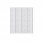 Rocada taquilla 300 4 módulos 5 puertas cuerpo blanco RAL9003 + puertas blanco RAL9003