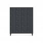 rocada-taquilla-300-4-modulos-5-puertas-cuerpo-negro-ral9005-puertas-negro-ral9005