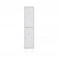 Rocada taquilla 400 1 modulo 2 puertas cuerpo blanco RAL9003 + puertas blanco RAL9003