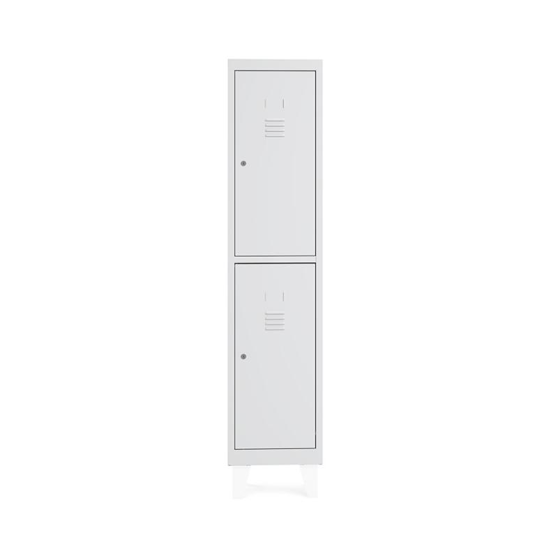 Rocada taquilla 400 1 modulo 2 puertas cuerpo blanco RAL9003 + puertas blanco RAL9003