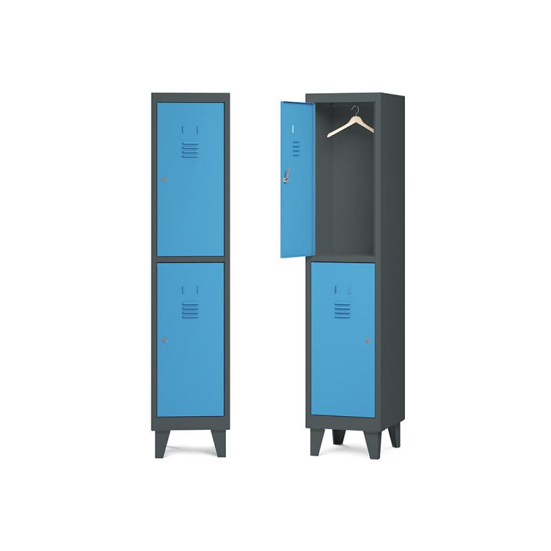 rocada-taquilla-400-1-modulo-2-puertas-cuerpo-gris-oscuro-ral7016-puertas-azul-ral5009