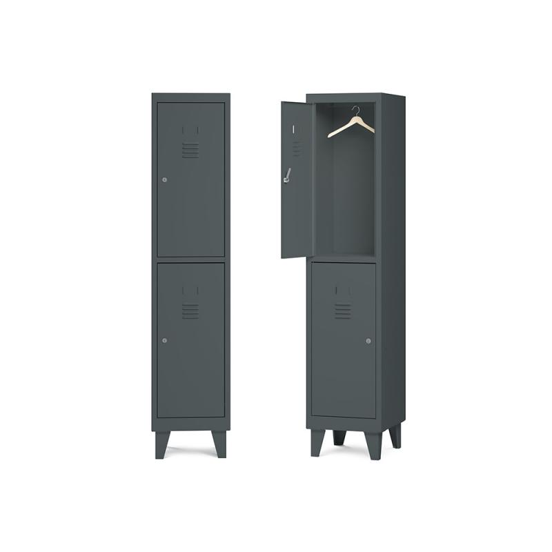 rocada-taquilla-400-1-modulo-2-puertas-cuerpo-gris-oscuro-ral7016-puertas-gris-oscuro-ral7016