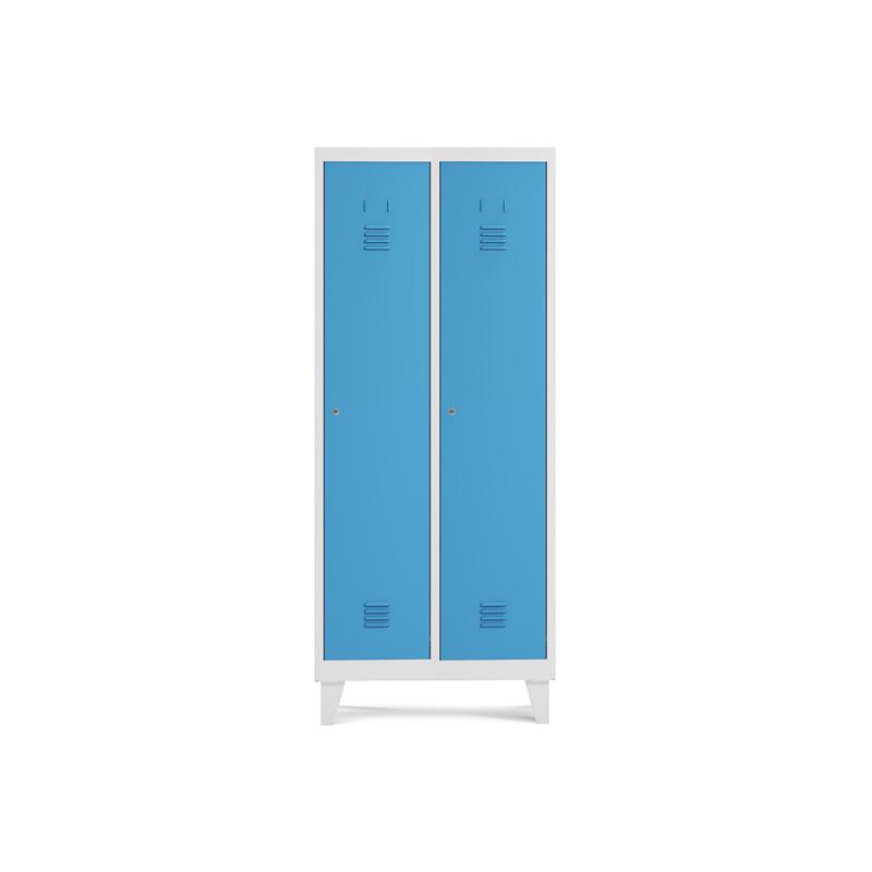 rocada-taquilla-400-2-modulos-1-puerta-cuerpo-blanco-ral9003-puerta-azul-ral5009