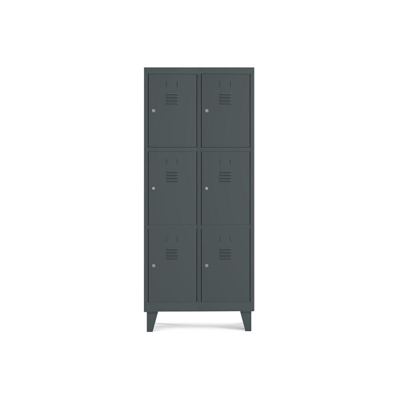 rocada-taquilla-400-2-modulos-3-puertas-cuerpo-gris-oscuro-ral7016-puertas-gris-oscuro-ral7016
