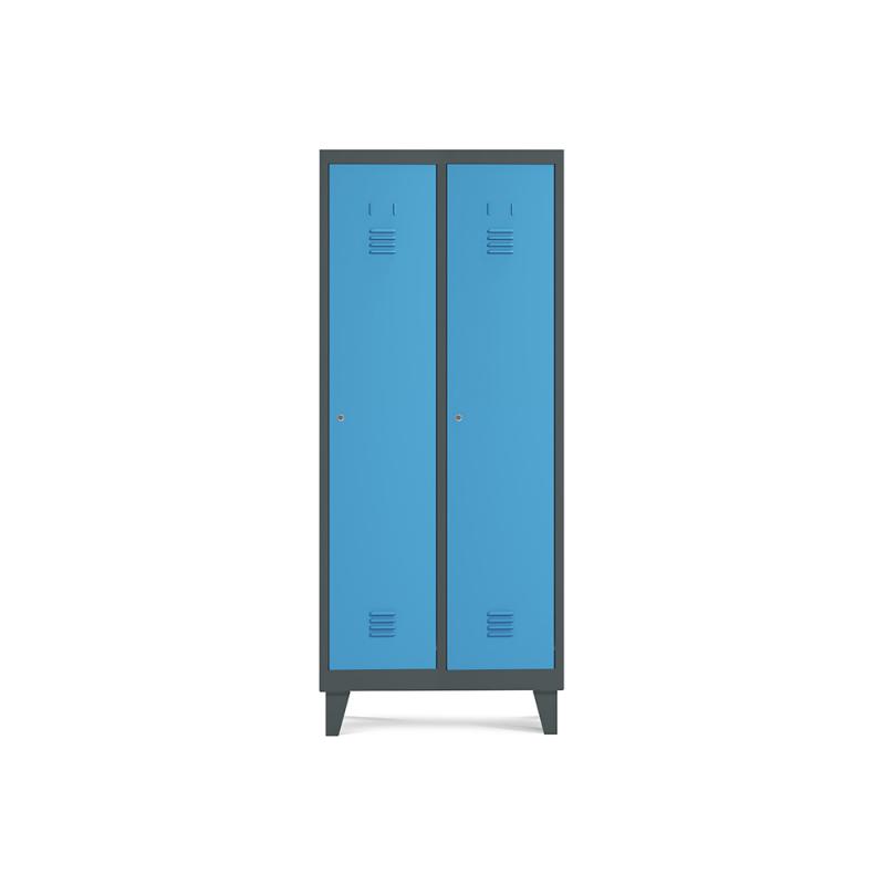 rocada-taquilla-400-2-modulos-con-divisorio-central-cuerpo-y-puertas-ral-7016