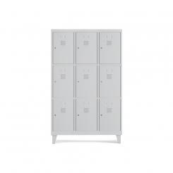 Rocada taquilla 400 3 módulos 3 puertas cuerpo blanco RAL9010 + puertas blanco RAL9010. DISPONIBLE EN DISTINTOS ACABADOS. CONSÚLTANOS TODAS LAS OPCIONES DISPONIBLES.