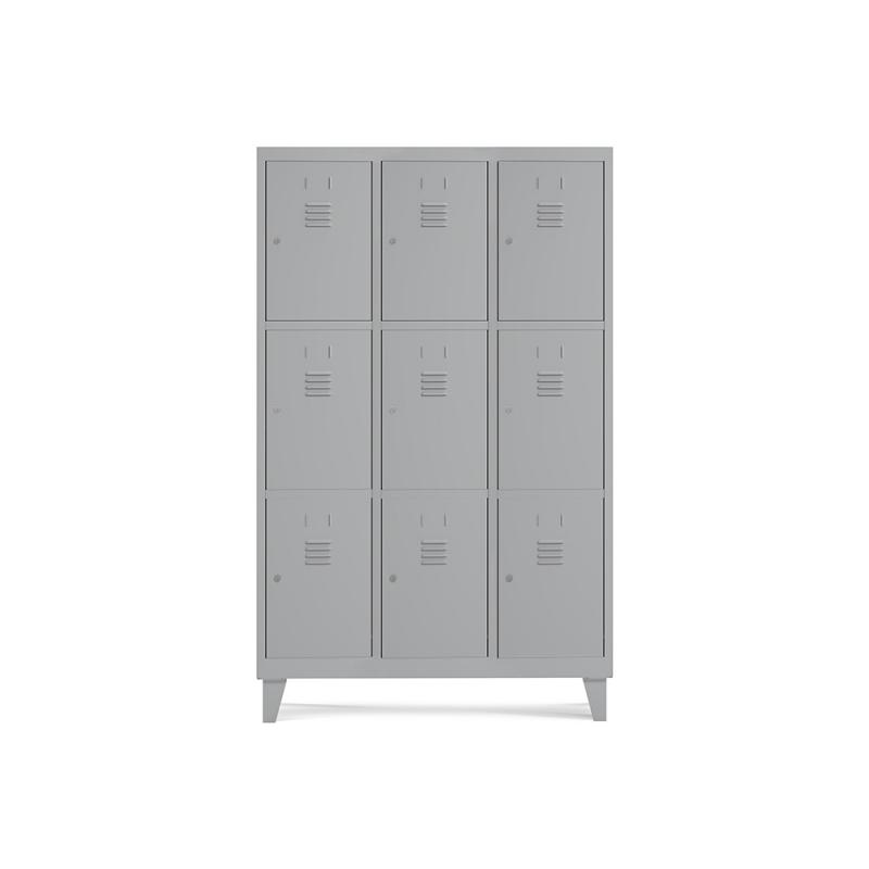 rocada-taquilla-400-3-modulos-3-puertas-cuerpo-gris-7035-puertas-gris-7035