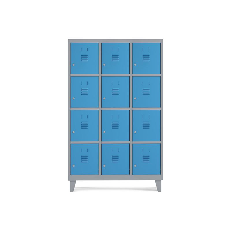 rocada-taquilla-400-3-modulos-4-puertas-cuerpo-gris-ral9006-puertas-azul-ral5009