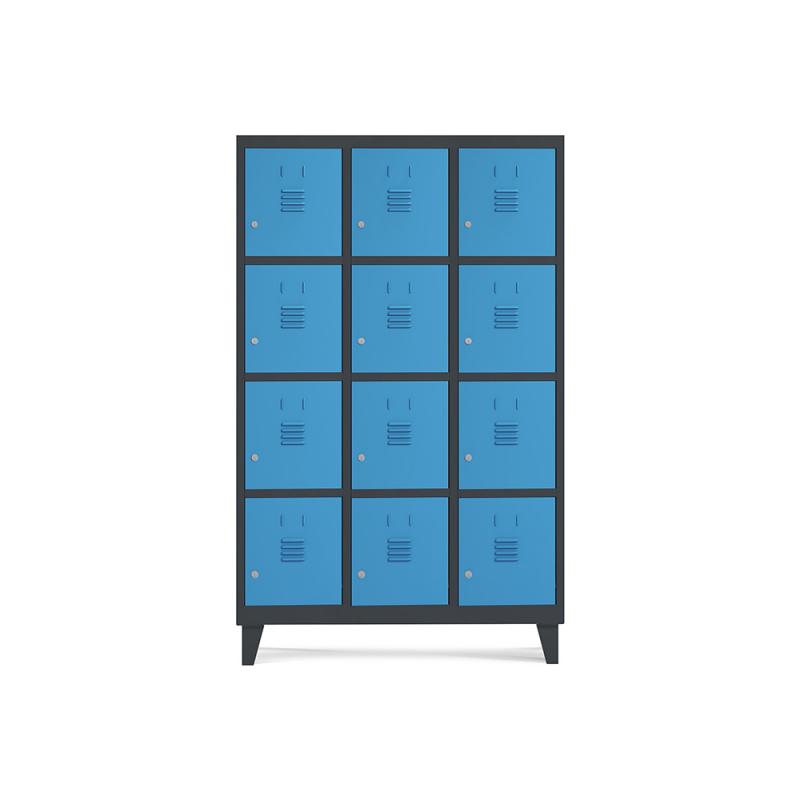 rocada-taquilla-400-3-modulos-4-puertas-cuerpo-negro-ral9005-puertas-azul-ral5009