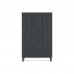 rocada-taquilla-400-3-modulos-4-puertas-cuerpo-negro-ral9005-puertas-negro-ral9005