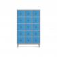 rocada-taquilla-400-3-modulos-5-puertas-cuerpo-gris-ral9006-puertas-azul-ral5009