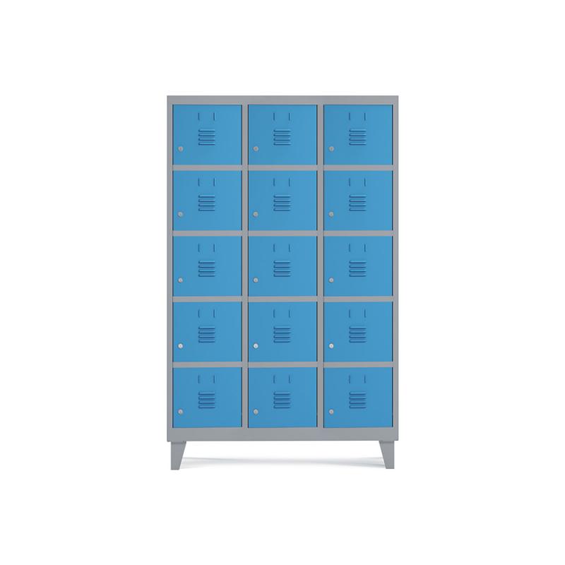 rocada-taquilla-400-3-modulos-5-puertas-cuerpo-gris-ral9006-puertas-azul-ral5009