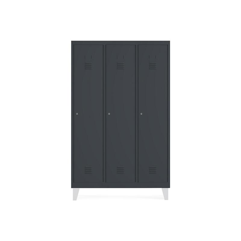 rocada-taquilla-400-3-modulos-con-divisorio-central-cuerpo-y-puertas-ral-9005