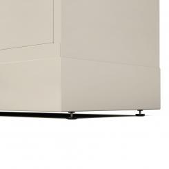 ROCADA zócalo para taquillas Con Niveladores 300Mm 3 Modulos Ral Arena