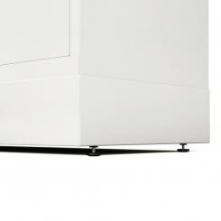 ROCADA zócalo para taquillas Con Niveladores 400Mm 2 Modulos Ral 9003