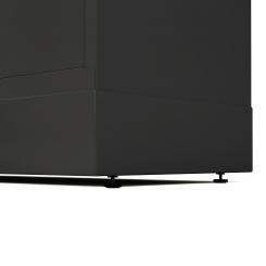 ROCADA zócalo para taquillas Con Niveladores 400Mm 3 Modulos Ral 9005