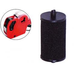 Rodillo entintador Q-CONNECT 20 mm tinta color negro para etiquetadora Q-CONNECT kf00712
