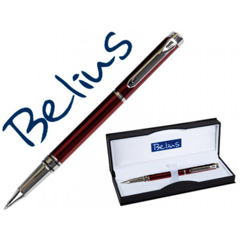 roller-belius-nuremberg-rojo-punta-05-mm-tinta-azul-en-estuche