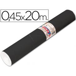 Rollo adhesivo AIRONFIX unicolor negro mate 67004 rollo de 20 mt