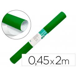Rollo adhesivo LIDERPAPEL especial ante verde rollo de 0,45 x 2 mt