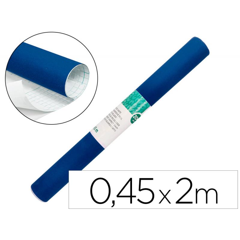 rollo-adhesivo-liderpapel-unicolor-azul-brillo-rollo-de-045-x-2-mt