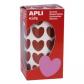 rollo-apli-gomets-corazon-rojo-20x18mm