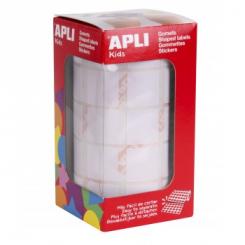 Rollo APLI Gomets Cuadrado  20,0 Blancas