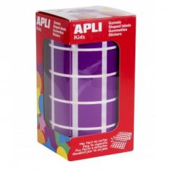 Rollo APLI Gomets Cuadrado  20,0 Lila