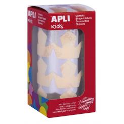 Rollo APLI Gomets Estrella 33,0 Plata