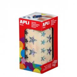 Rollo APLI Gomets Estrella  Holografica